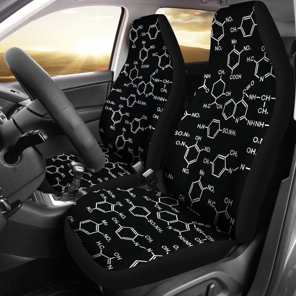 Chemistry Science Pattern Print Universal Fit Car Seat Cover-grizzshop