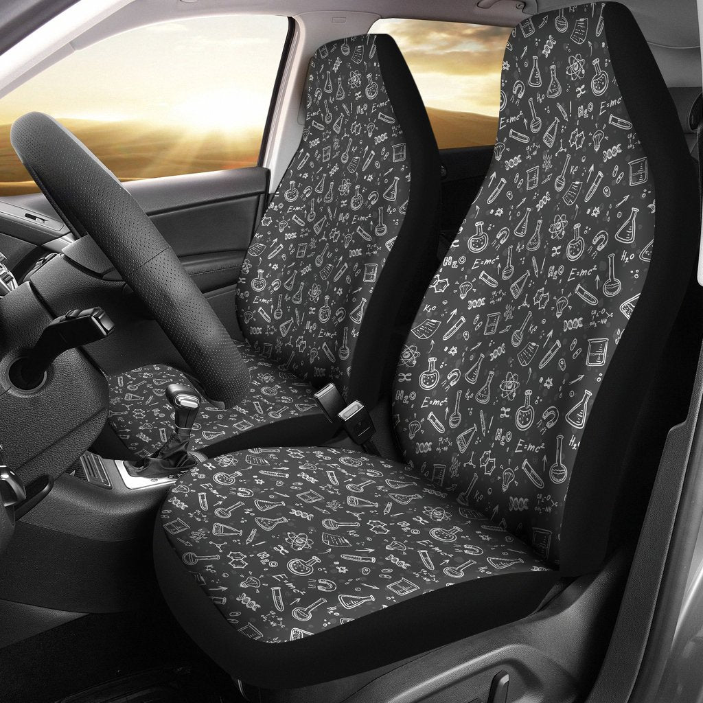 Chemistry Science Pattern Print Universal Fit Car Seat Cover-grizzshop