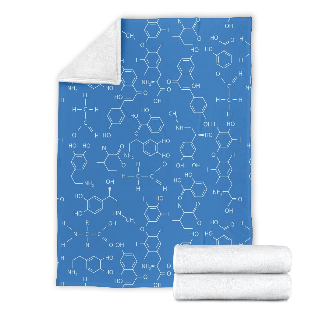 Chemistry Science Print Pattern Blanket-grizzshop