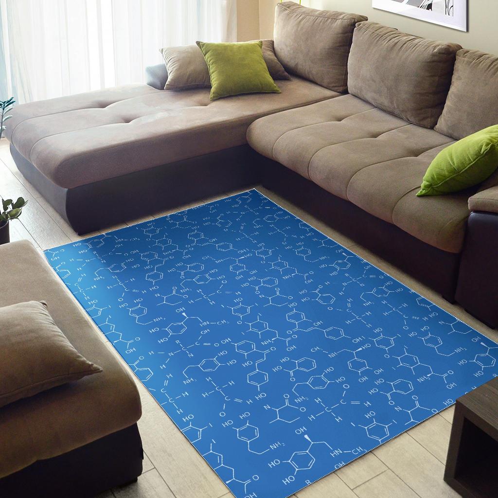 Chemistry Science Print Pattern Floor Mat-grizzshop