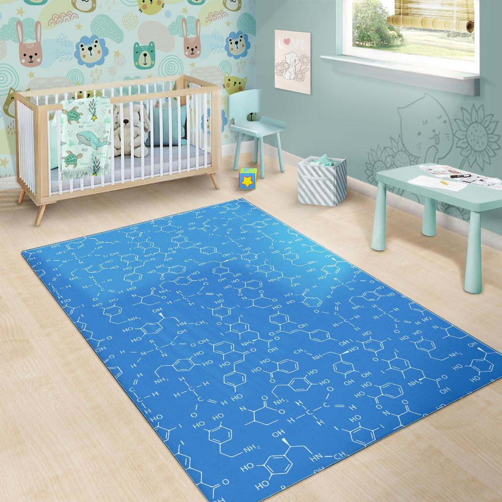 Chemistry Science Print Pattern Floor Mat-grizzshop