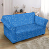 Chemistry Science Print Pattern Loveseat Cover-grizzshop