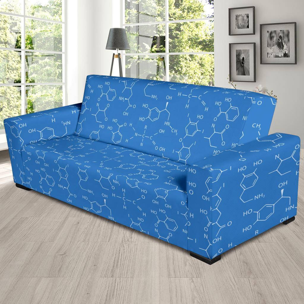 Chemistry Science Print Pattern Sofa Covers-grizzshop