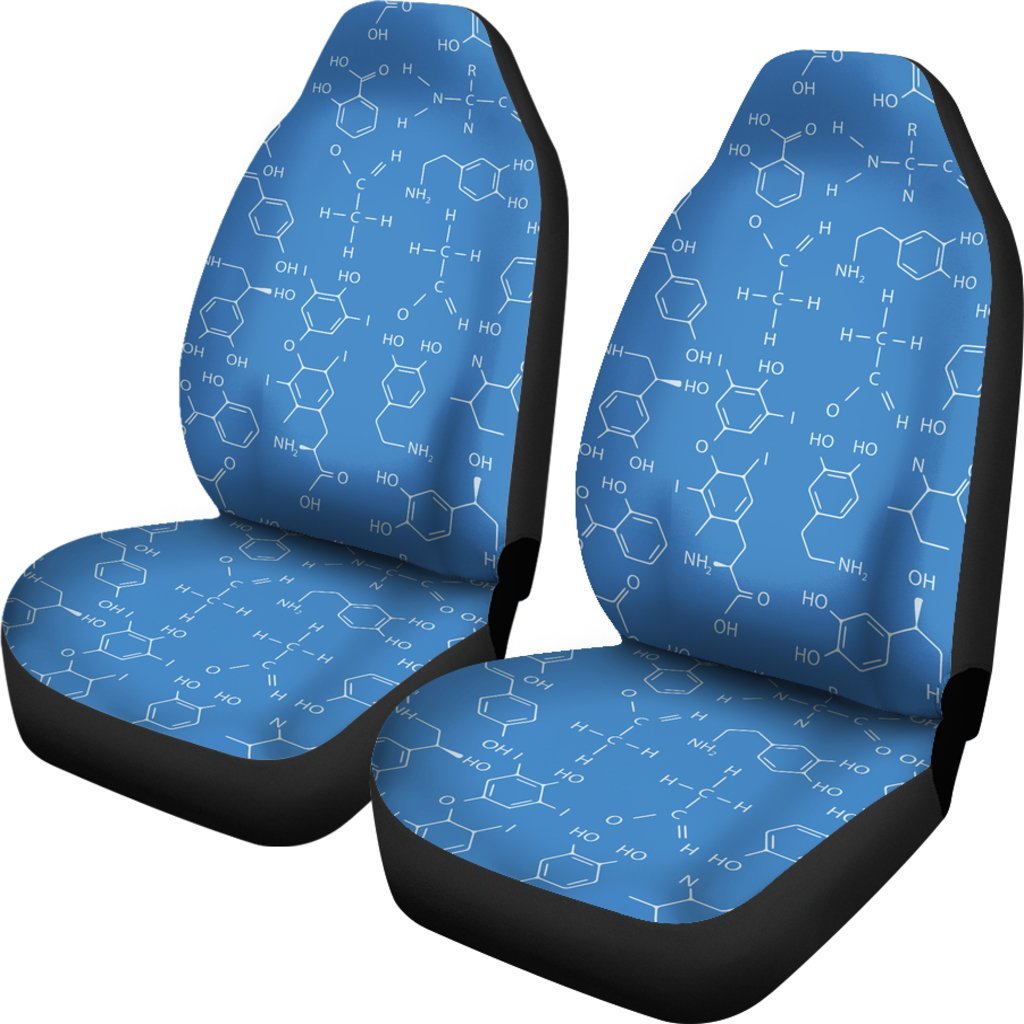Chemistry Science Print Pattern Universal Fit Car Seat Cover-grizzshop