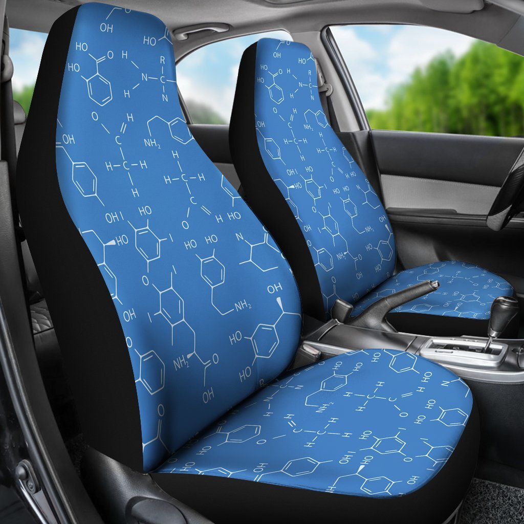 Chemistry Science Print Pattern Universal Fit Car Seat Cover-grizzshop