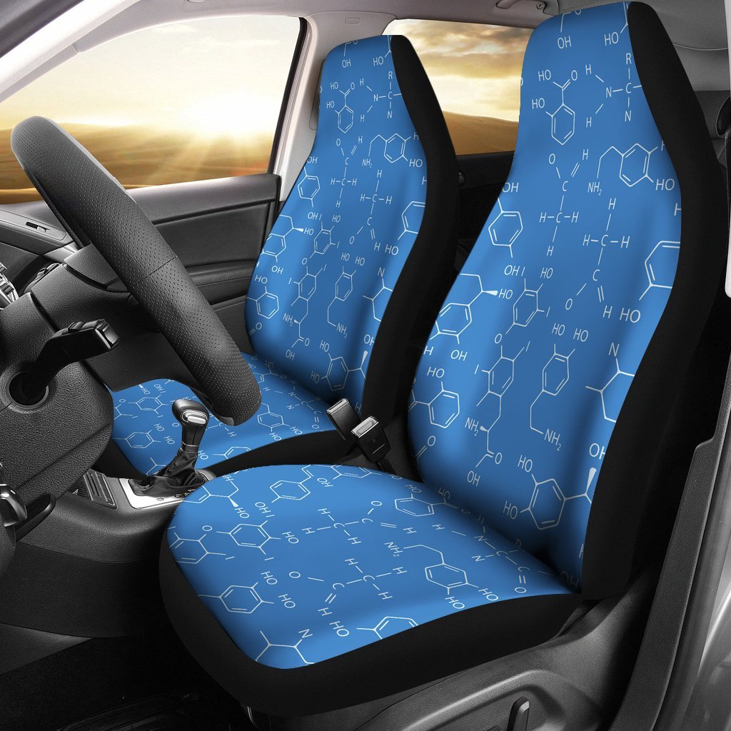 Chemistry Science Print Pattern Universal Fit Car Seat Cover-grizzshop