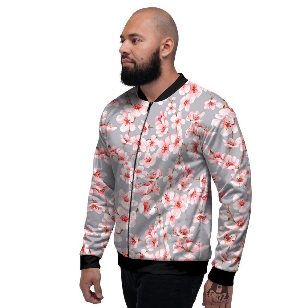 Cherry blossom bomber jacket on sale mens