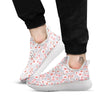 Cherry Blossom Japanese Print Pattern White Athletic Shoes-grizzshop