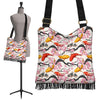 Cherry Blossom Koi Fish Pattern Print Crossbody Bags-grizzshop