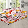 Cherry Blossom Koi Fish Pattern Print Sofa Covers-grizzshop