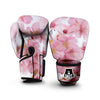 Cherry Blossom Pink Print Boxing Gloves-grizzshop