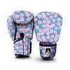 Cherry Blossom Pink Print Pattern Boxing Gloves-grizzshop