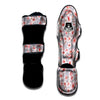 Cherry Blossom Pink Sakura Print Pattern Muay Thai Shin Guards-grizzshop