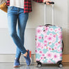 Cherry Blossom Sakura Blue Elastic Luggage Cover Protector-grizzshop