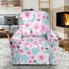 Cherry Blossom Sakura Blue Recliner Cover-grizzshop