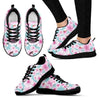 Cherry Blossom Sakura Blue Women Shoes Sneakers-grizzshop