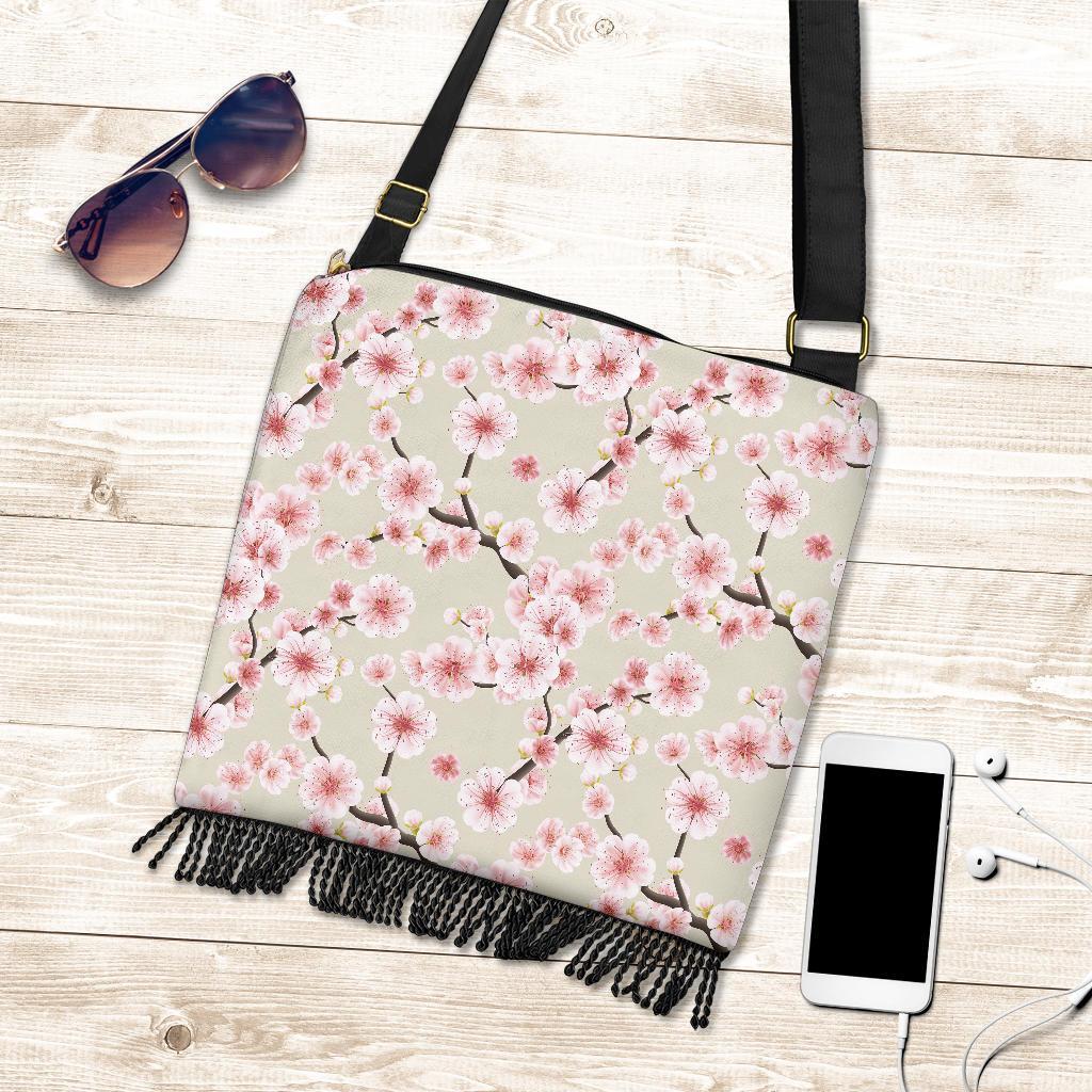 Cherry Blossom Sakura Crossbody Bags-grizzshop