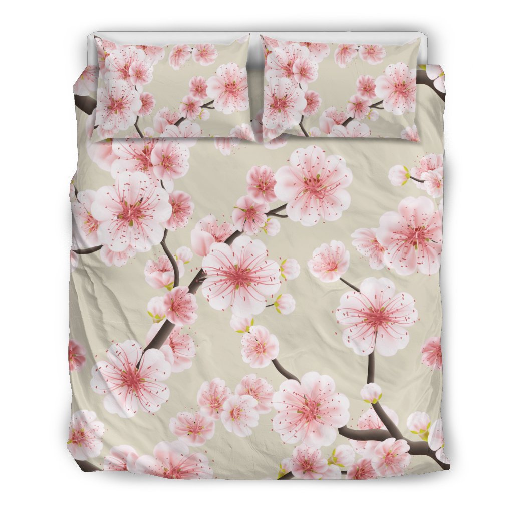 Cherry Blossom Sakura Duvet Cover Bedding Set-grizzshop