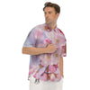 Cherry Blossom Sakura Flower Print Men's Short Sleeve Shirts-grizzshop