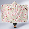 Cherry Blossom Sakura Hooded Blanket-grizzshop