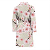 Cherry Blossom Sakura Men Long Robe-grizzshop