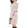 Cherry Blossom Sakura Print Women Hoodie Dress-grizzshop