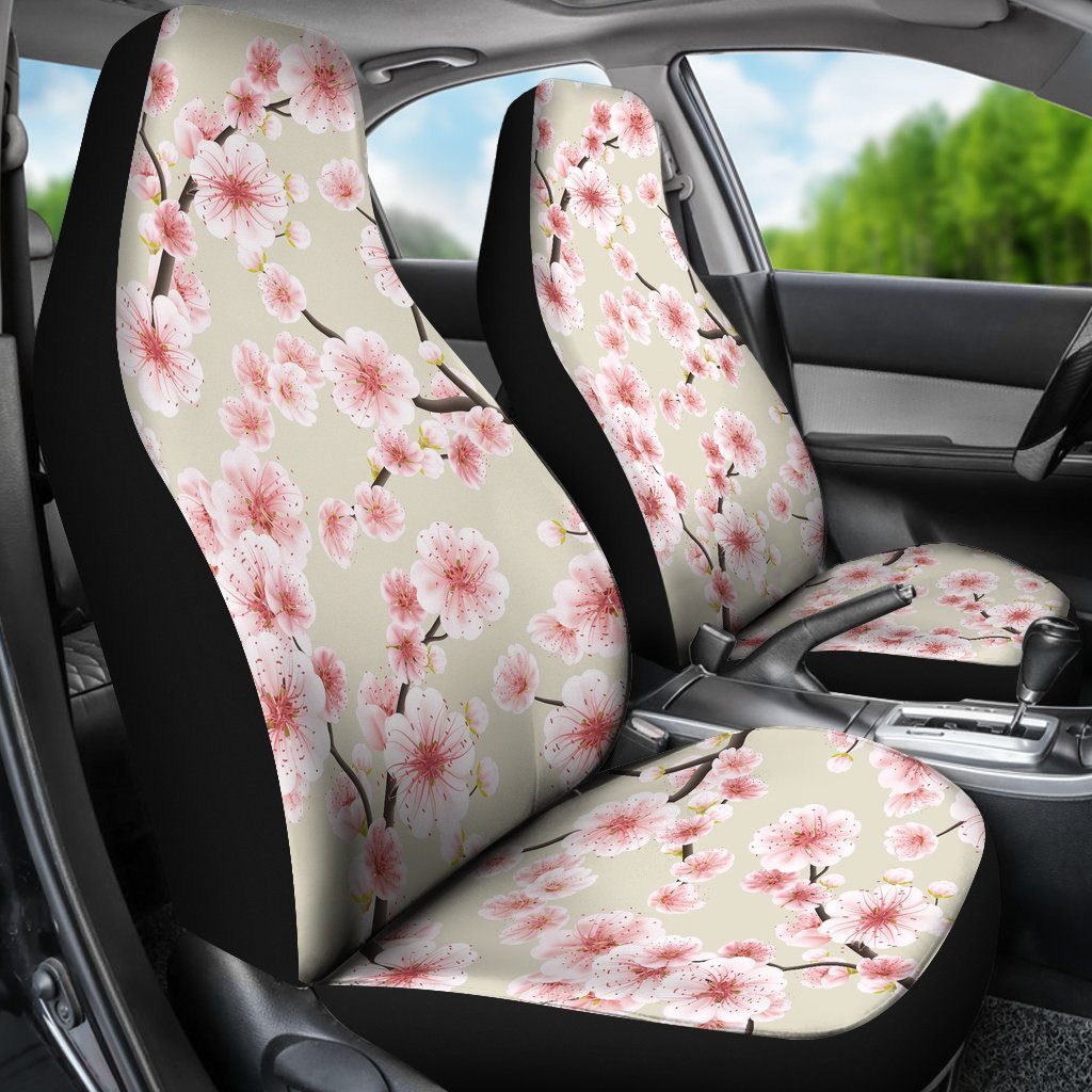 Cherry Blossom Sakura Universal Fit Car Seat Cover-grizzshop