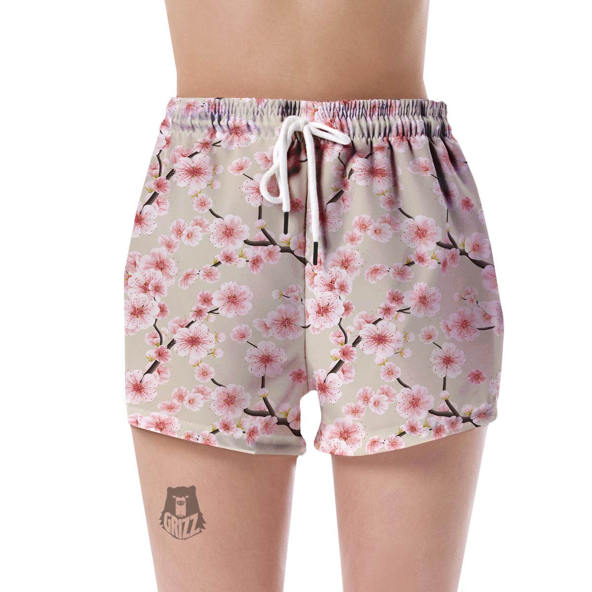 Cherry Blossom Sakura Women's Shorts-grizzshop