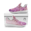 Cherry Blossom Sunrise Japanese Print White Athletic Shoes-grizzshop