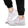 Cherry Blossom White Print Pattern White Athletic Shoes-grizzshop