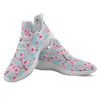 Cherry Blossom White Print Pattern White Athletic Shoes-grizzshop