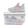 Cherry Blossom White Print Pattern White Athletic Shoes-grizzshop