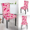 Cherry Floral Pattern Print Chair Cover-grizzshop