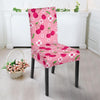 Cherry Floral Pattern Print Chair Cover-grizzshop