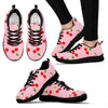 Cherry Heart Dot Pattern Print Sneaker Shoes For Men Women-grizzshop