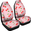 Cherry Heart Dot Pattern Print Universal Fit Car Seat Covers-grizzshop