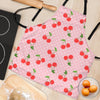 Cherry Heart Dot Pattern Print Women's Apron-grizzshop