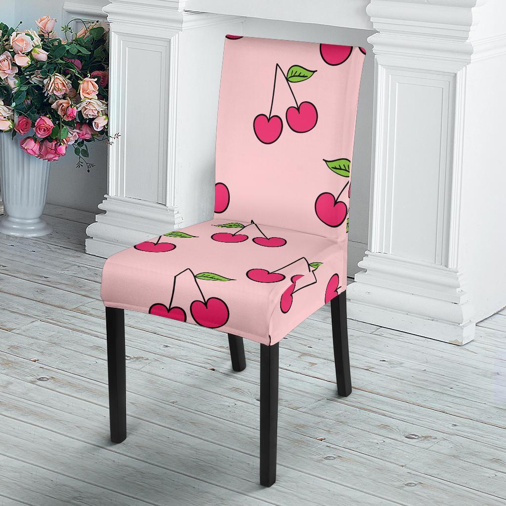 Cherry Pattern Print Chair Cover-grizzshop