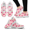 Cherry Pattern Print Sneaker Shoes For Men Women-grizzshop