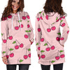 Load image into Gallery viewer, Cherry Pattern Print Women Hoodie Dress-grizzshop