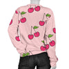 Cherry Pattern Print Women's Sweatshirt-grizzshop