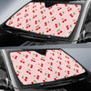 Cherry Pink Pattern Print Car Sun Shade-grizzshop