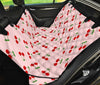 Cherry Pink Pattern Print Pet Car Seat Cover-grizzshop