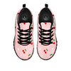 Cherry Pink Print Pattern Black Sneaker-grizzshop