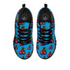 Cherry Pixel Print Pattern Black Sneaker-grizzshop