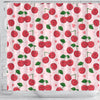 Cherry Print Pattern Bathroom Shower Curtain-grizzshop