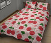 Cherry Print Pattern Bed Set Quilt-grizzshop