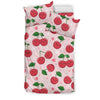 Cherry Print Pattern Duvet Cover Bedding Set-grizzshop