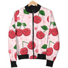 Cherry Print Pattern Men's Bomber Jacket-grizzshop