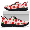 Cherry Print Pattern Sneaker Shoes For Men Women-grizzshop